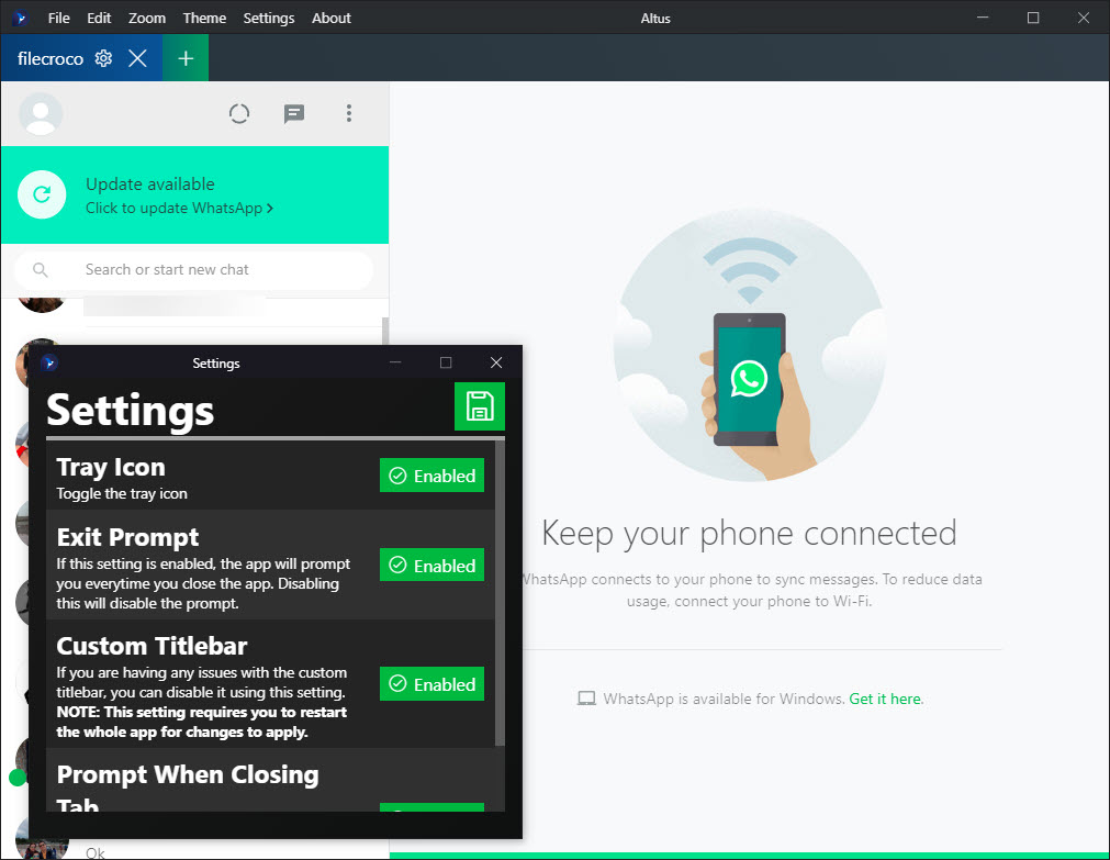altus whatsapp download